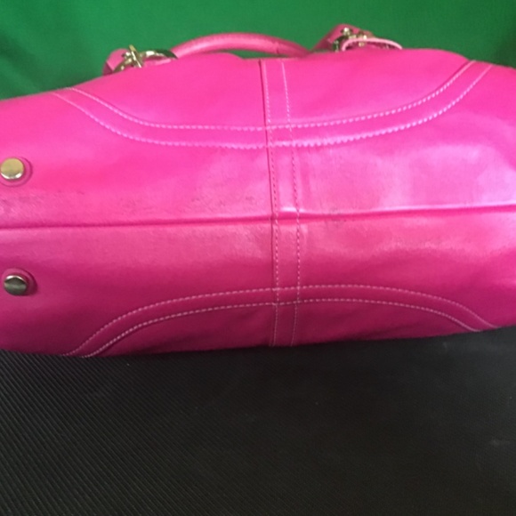 Coach Pink leather handbag - Picture 5 of 6